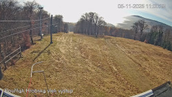 Vrchol Bouřňák, pohled na jih