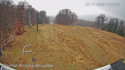 Vrchol Bouřňák, pohled na jih