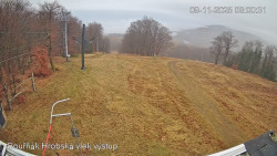 Vrchol Bouřňák, pohled na jih