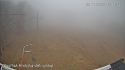 Vrchol Bouřňák, pohled na jih