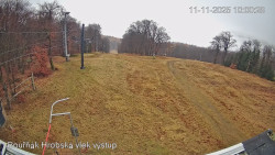 Vrchol Bouřňák, pohled na jih