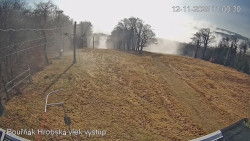 Vrchol Bouřňák, pohled na jih