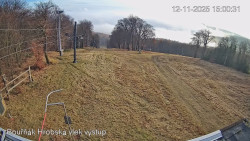 Vrchol Bouřňák, pohled na jih