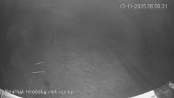 Vrchol Bouřňák, pohled na jih