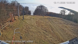 Vrchol Bouřňák, pohled na jih