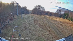 Vrchol Bouřňák, pohled na jih