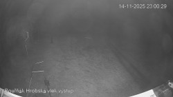 Vrchol Bouřňák, pohled na jih