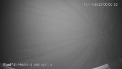 Vrchol Bouřňák, pohled na jih