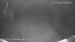 Vrchol Bouřňák, pohled na jih