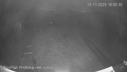 Vrchol Bouřňák, pohled na jih