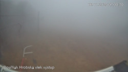 Vrchol Bouřňák, pohled na jih