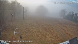 Vrchol Bouřňák, pohled na jih