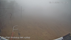 Vrchol Bouřňák, pohled na jih