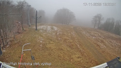 Vrchol Bouřňák, pohled na jih