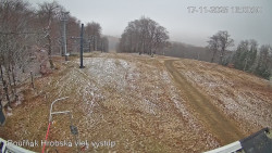 Vrchol Bouřňák, pohled na jih