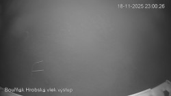 Vrchol Bouřňák, pohled na jih