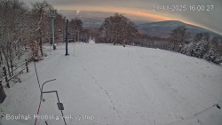 Vrchol Bouřňák, pohled na jih