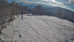 Vrchol Bouřňák, pohled na jih