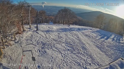 Vrchol Bouřňák, pohled na jih