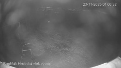 Vrchol Bouřňák, pohled na jih