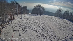 Vrchol Bouřňák, pohled na jih