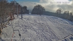 Vrchol Bouřňák, pohled na jih