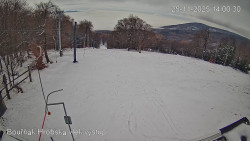 Vrchol Bouřňák, pohled na jih