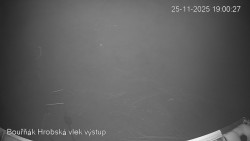 Vrchol Bouřňák, pohled na jih