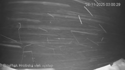 Vrchol Bouřňák, pohled na jih