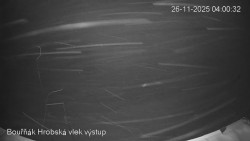 Vrchol Bouřňák, pohled na jih