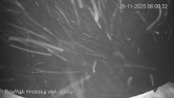 Vrchol Bouřňák, pohled na jih