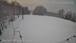 Vrchol Bouřňák, pohled na jih