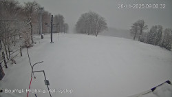 Vrchol Bouřňák, pohled na jih