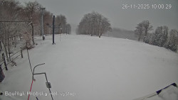 Vrchol Bouřňák, pohled na jih