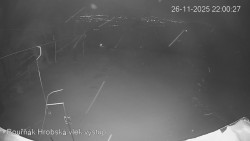 Vrchol Bouřňák, pohled na jih