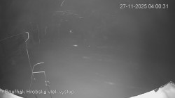 Vrchol Bouřňák, pohled na jih