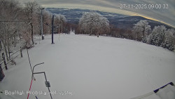 Vrchol Bouřňák, pohled na jih