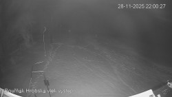 Vrchol Bouřňák, pohled na jih