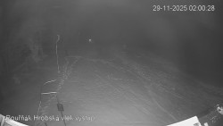 Vrchol Bouřňák, pohled na jih