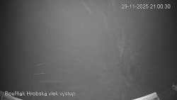 Vrchol Bouřňák, pohled na jih