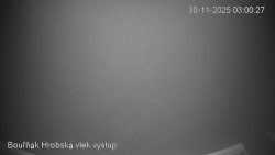 Vrchol Bouřňák, pohled na jih