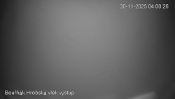 Vrchol Bouřňák, pohled na jih