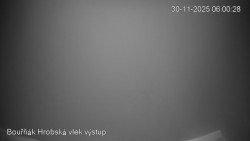 Vrchol Bouřňák, pohled na jih