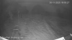 Vrchol Bouřňák, pohled na jih