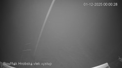 Vrchol Bouřňák, pohled na jih