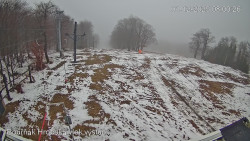 Vrchol Bouřňák, pohled na jih