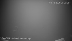 Vrchol Bouřňák, pohled na jih