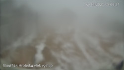 Vrchol Bouřňák, pohled na jih