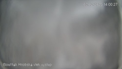 Vrchol Bouřňák, pohled na jih