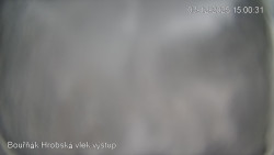 Vrchol Bouřňák, pohled na jih